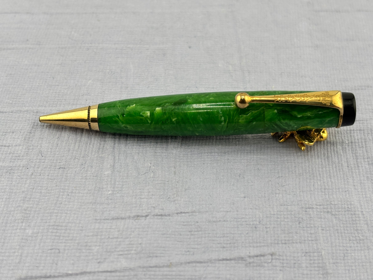 Parker Duofold Green Jade Vest Pocket Pencil