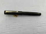 Parker Lucky Curve  Jack Knife Safety Black chased Fountain Pen