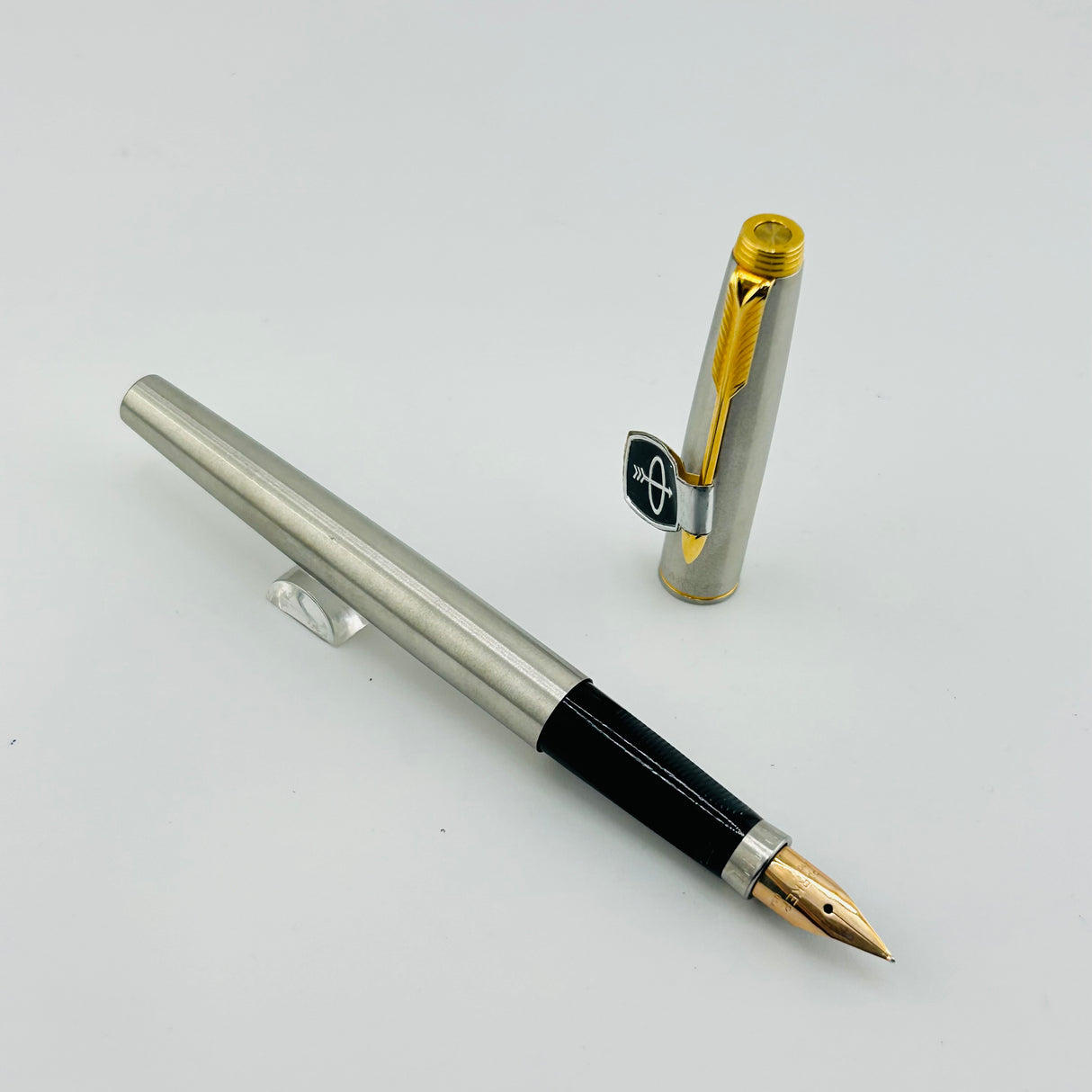 Parker 75 Brushed Steel  - Fountain Pen