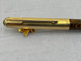 Parker 51 Gold filled Cap Custom Barrrel Argentina Ripple Ebonite - Pencil