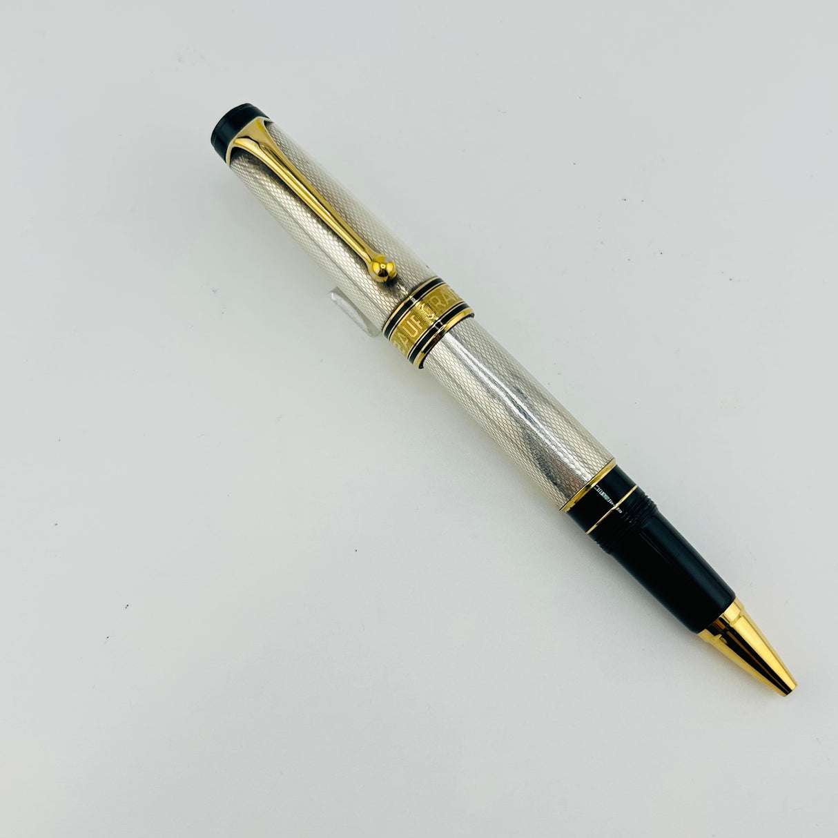 Aurora Optima Sterling Silver 925 " guilloche  - Rollerball