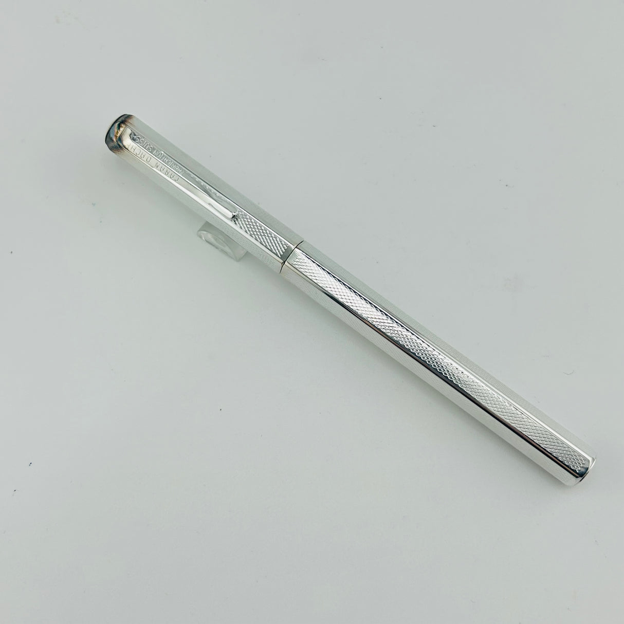 Caran d'Ache Ecridor Retro silver plated guilloche   - Fountain Pen