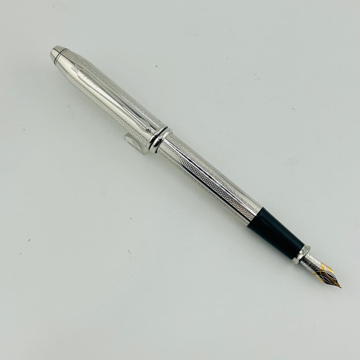 Cross Townsend full chrome chased circa 2005 - Fountain Pen