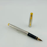 Parker  "75 " cisele sterling silver 925 gold nib 18k  - Fountain Pen