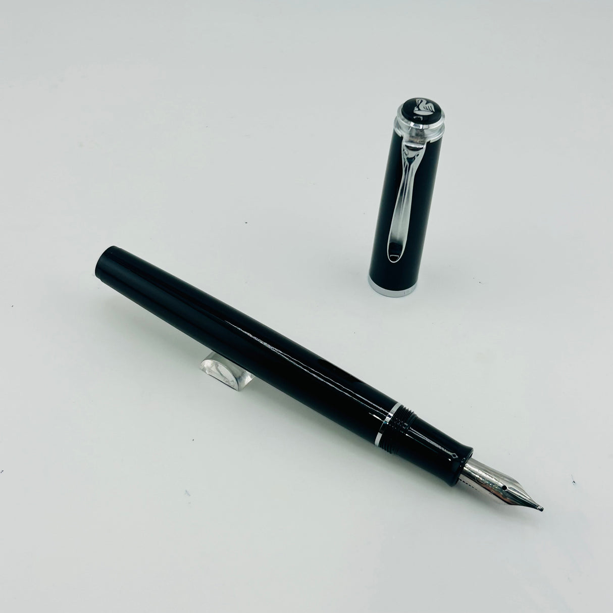 Pelikan P205 Black rhodium Trim- Fountain Pen