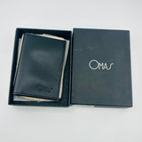 Omas  Wallet Card holder + driving license 100% Italian leather