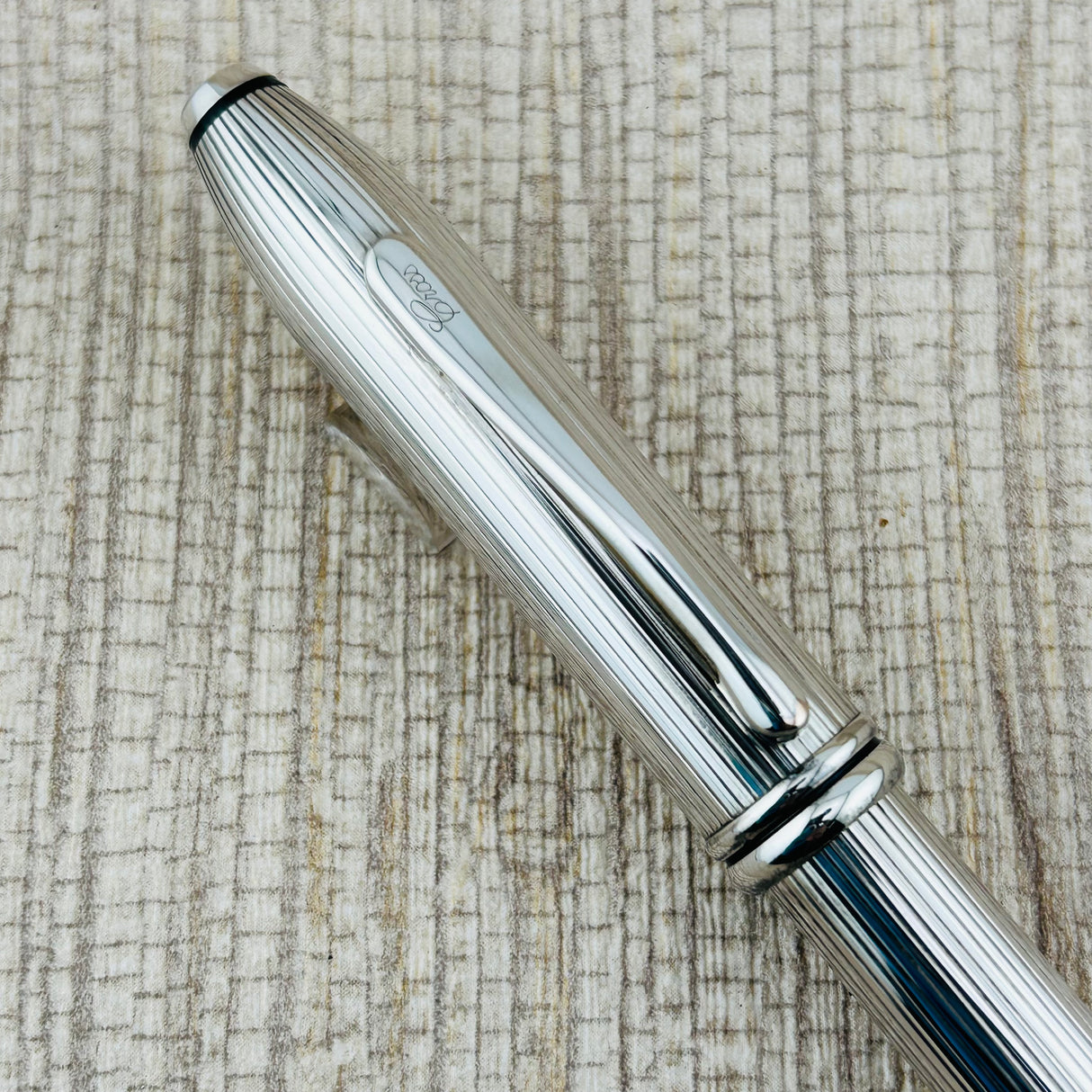 Cross Townsend Sterling Silver Gold Nib 18k - Fountain Pen