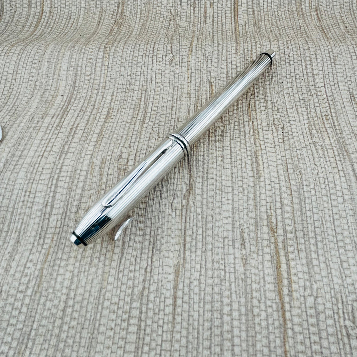 Cross Townsend Sterling Silver Gold Nib 18k - Fountain Pen
