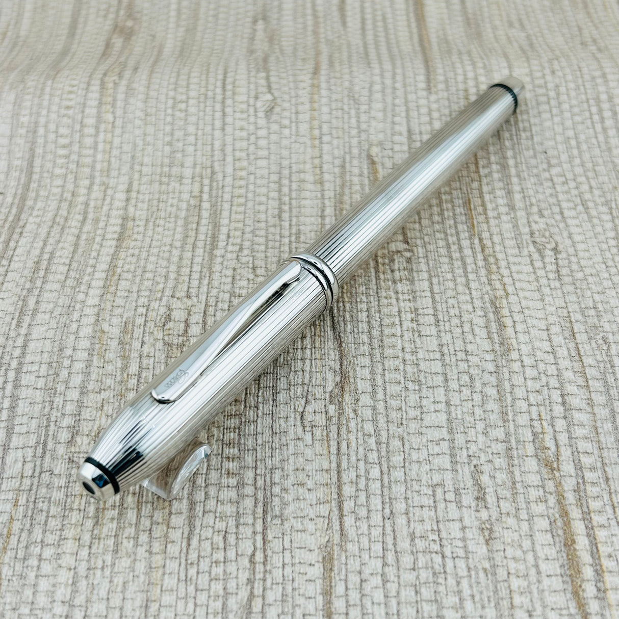 Cross Townsend Sterling Silver Gold Nib 18k - Fountain Pen