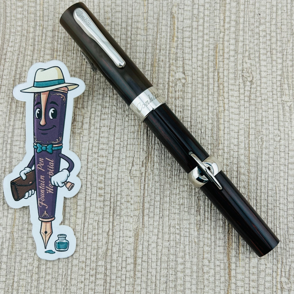 Conklin Mark Twain Ebonite Crescent Filler 14K Gold Nib Limited Edition 85/98 - Fountain Pen