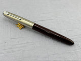 Parker 51 burgundy steel cap - Aerometric Mint condition