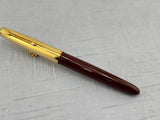 Parker 51 Burgundy  12CT Rolled gold cap - New old stock condition !