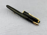 Pelikan 400 Rare Blacked Striped Version great ink view Flexi 14k nib