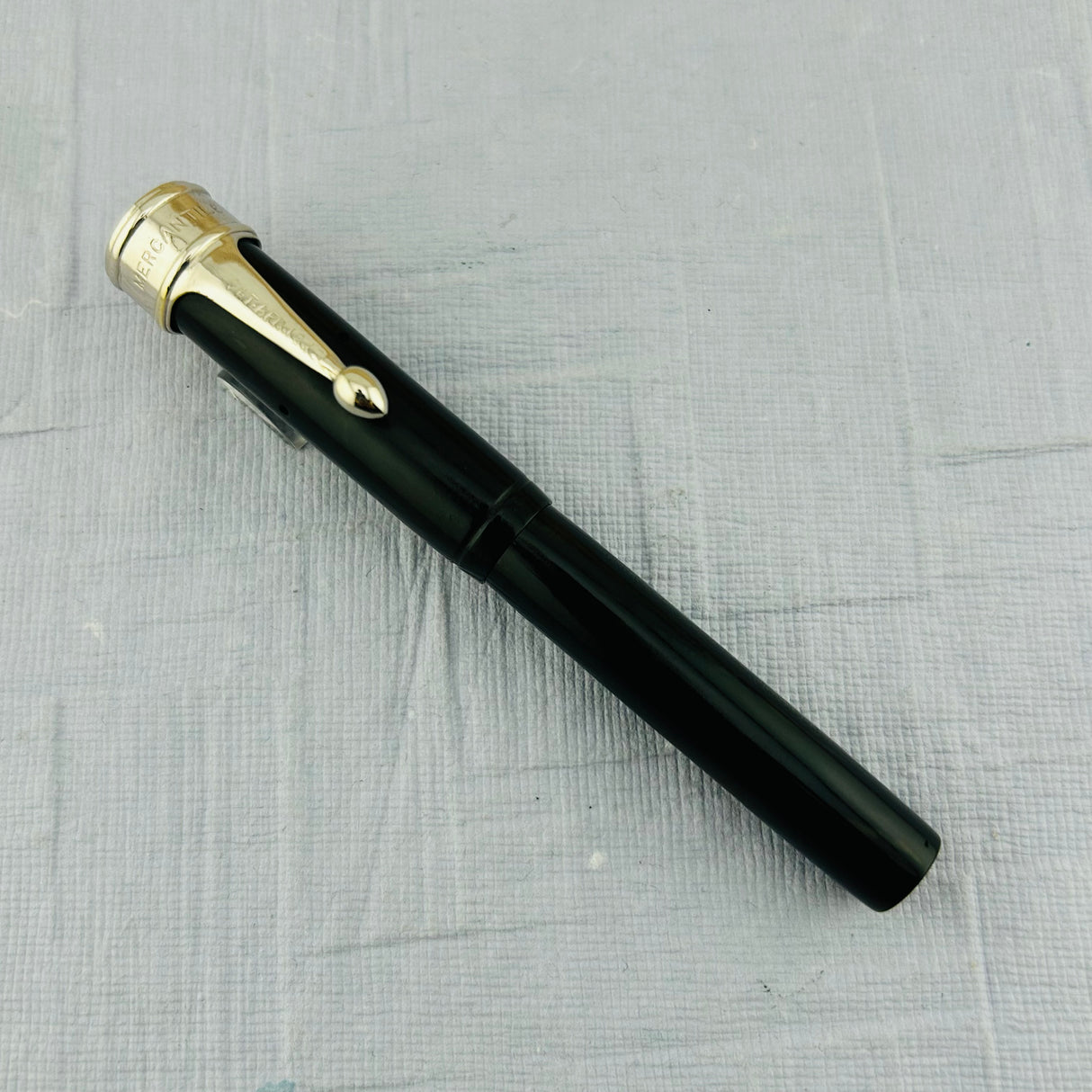 Waterman 12 PSF Black hard rubber Coin filler Circa 1915 - Fountain Pen