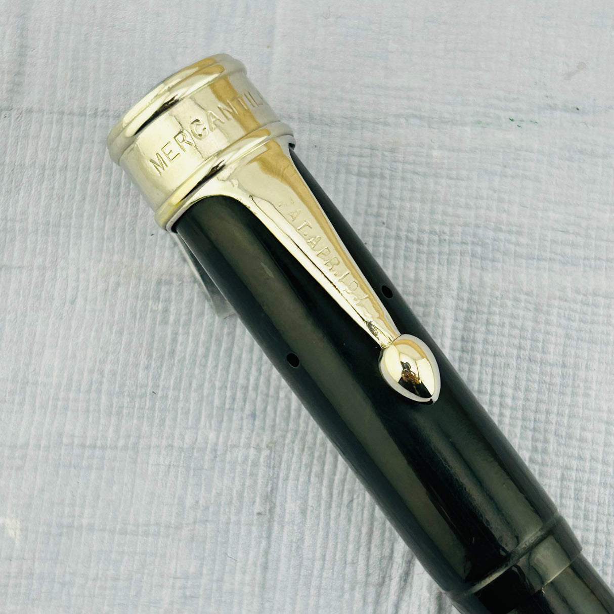 Waterman 12 PSF Black hard rubber Coin filler Circa 1915 - Fountain Pen
