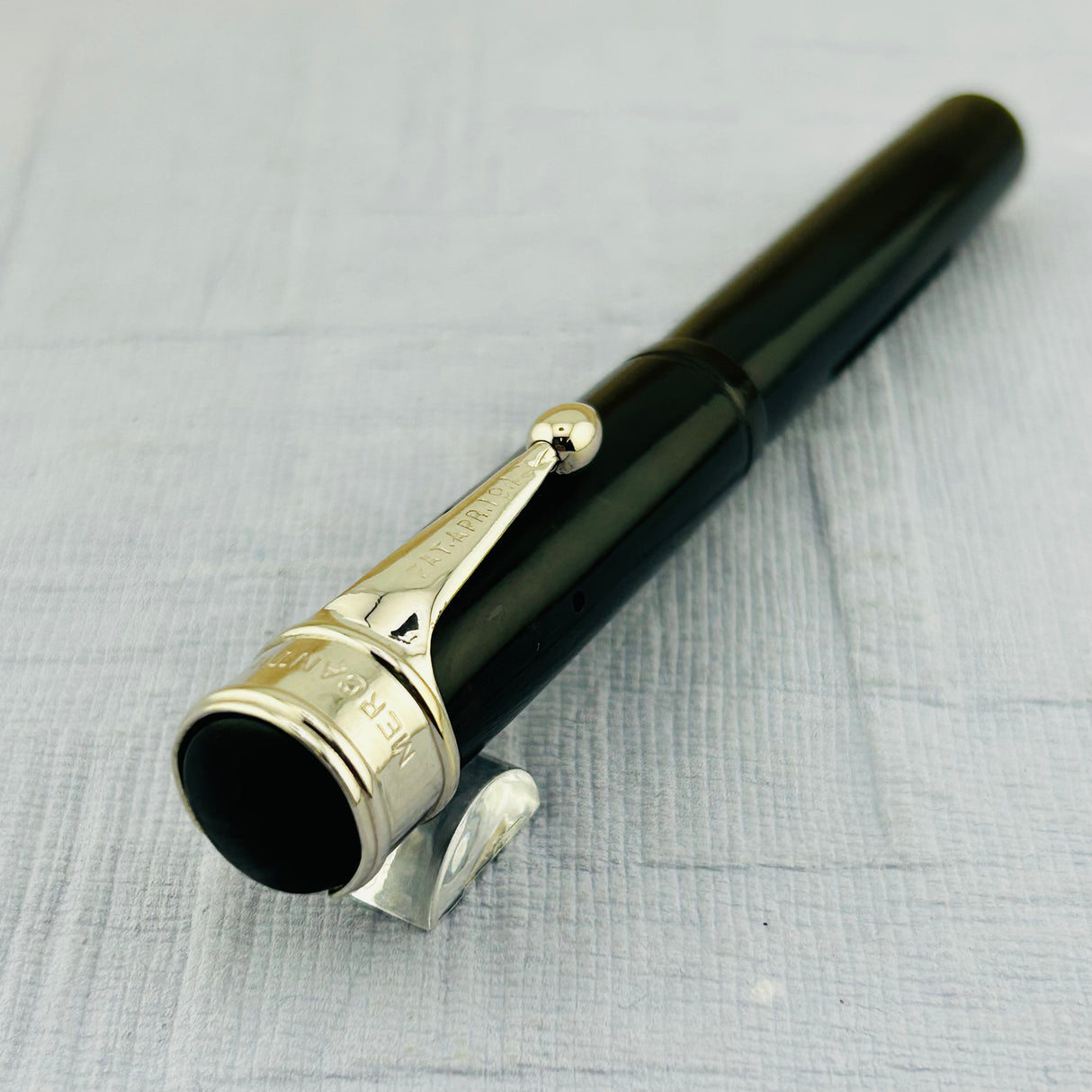 Waterman 12 PSF Black hard rubber Coin filler Circa 1915 - Fountain Pen