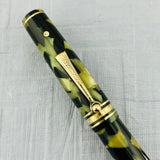 Wahl - Eversharp Equipoise Oversize Gold Seal Black and Pearl 14k gold nib Flexible  - Fountain Pen