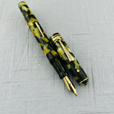 Wahl - Eversharp Equipoise Oversize Gold Seal Black and Pearl 14k gold nib Flexible  - Fountain Pen