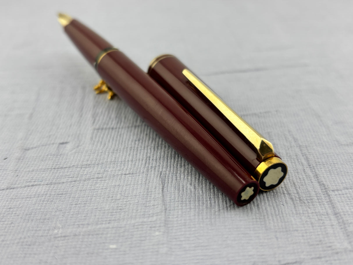 Montblanc Generation Classic Burgundy With Gold 14K-585 M Nib Fountain Pen