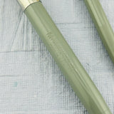 Sheaffer Sovereign Set Grey Chrome cap " New Old stock " original stickers on it   - Fountain Pen