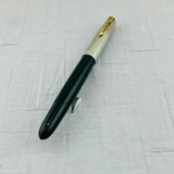 Parker 51 Vacumatic Navy Blue Sterling silver cap Diamond Clip - Fountain Pen