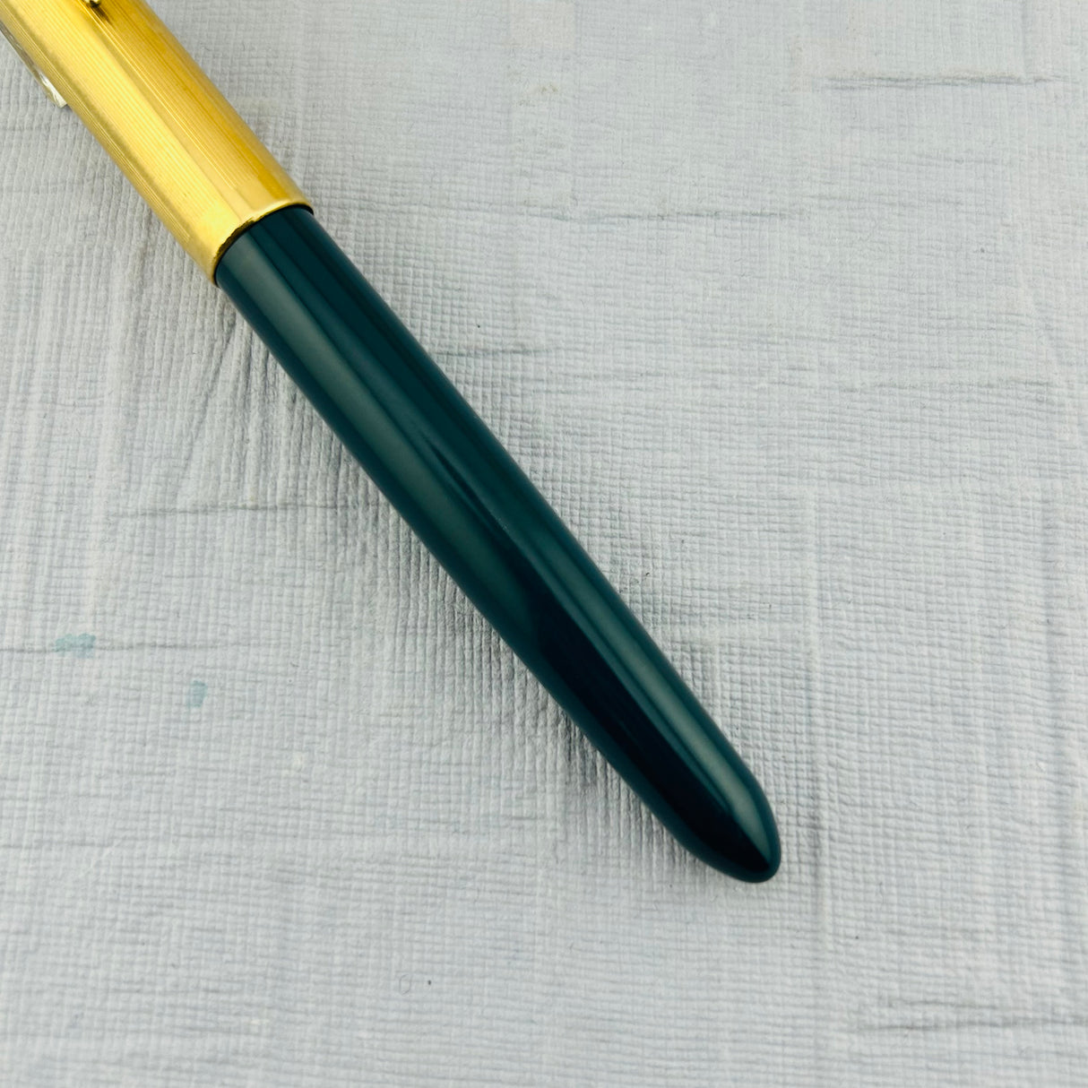 Parker 51 Aerometric  Blue Gold Cap Diamond Clip - Fountain Pen