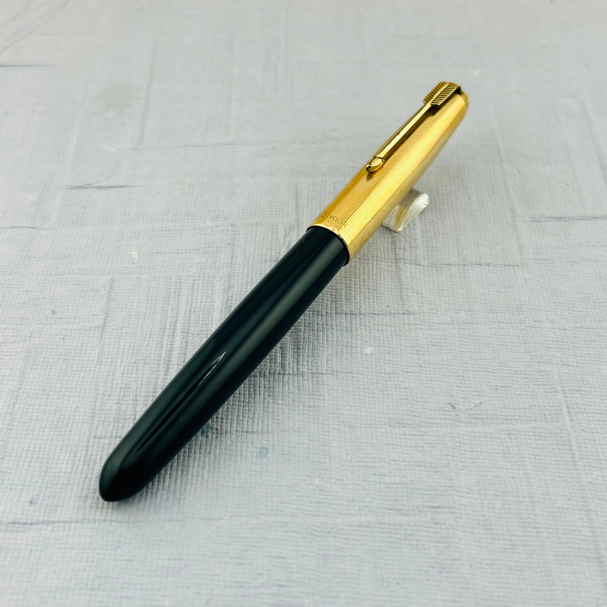 Parker 51 Aerometric Navy Blue Gold Cap - Fountain Pen