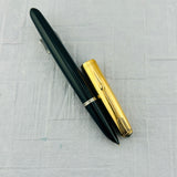 Parker 51 Aerometric Navy Blue Gold Cap - Fountain Pen