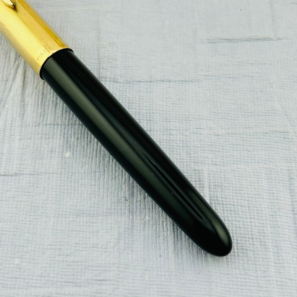 Parker 51 Aerometric Black Gold Cap - Fountain Pen