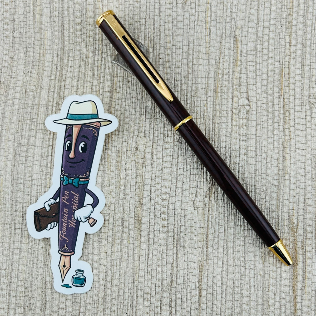 Waterman Executive Tortoise Lacquer Gold Trim - Ballpoint Pen