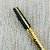 S.T. Dupont St Germain Collection Green Cap Gold Fluted Barrel Gold Nib 18k - Fountain Pen