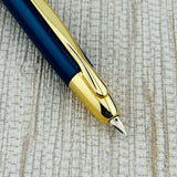 Pilot Vanishing Point Blue and Gold 18k Nib - Fountain Pen