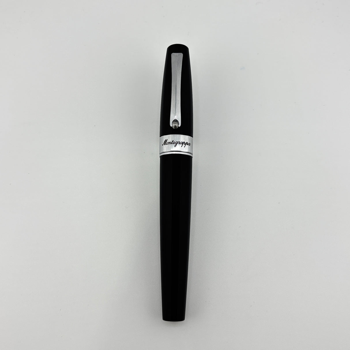 Montegrappa Magnifica Faceted  Black Satin finish  - Roller Pen