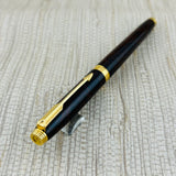 Parker 75 Thuya Brown Lacquer New Old Stock Made in France 18k Gold Nib - Fountain Pen