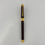Montblanc Noblesse Burgundy gold trim  - Roller  Pen