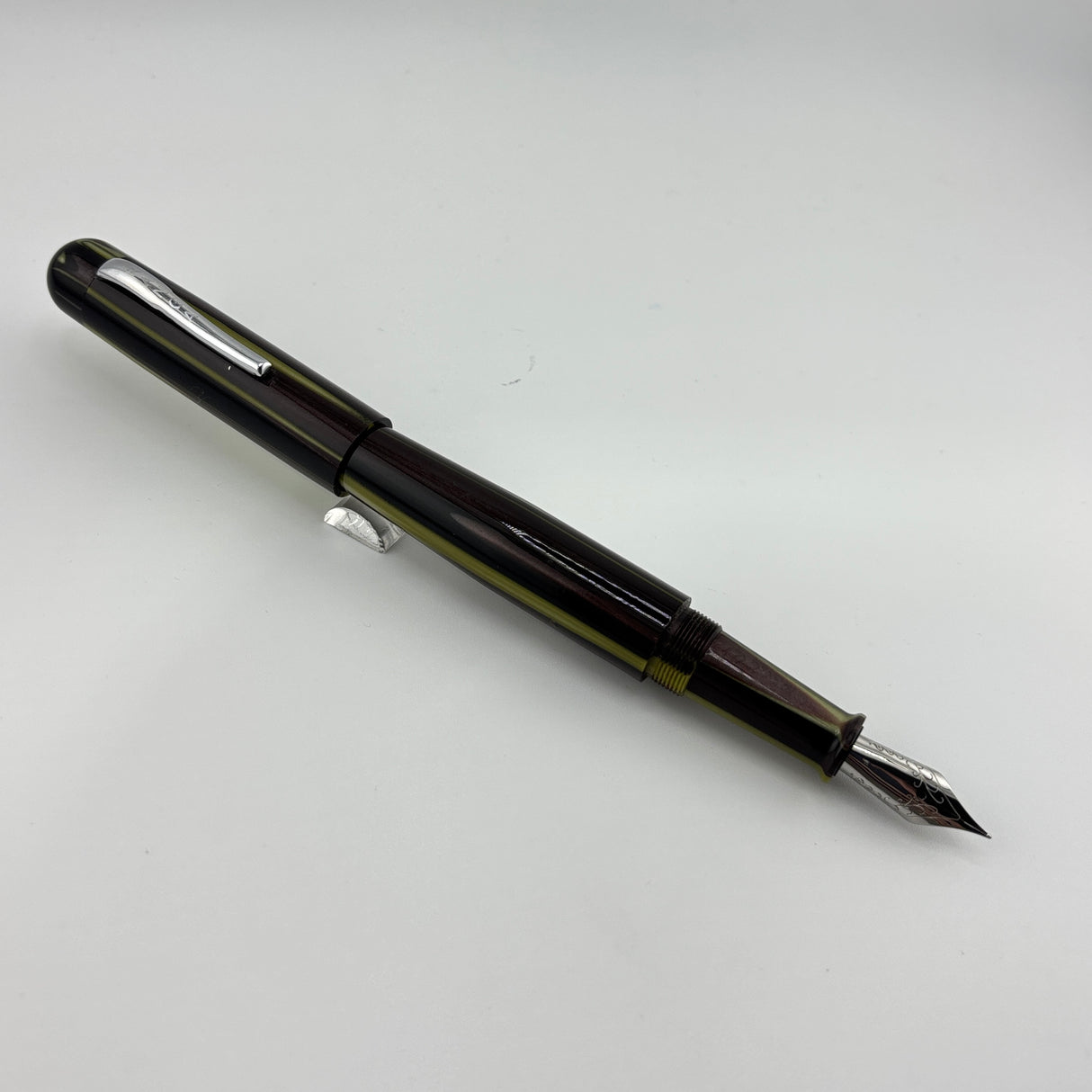 Ranga Pen India Green leaves Resin  - Fountain Pen