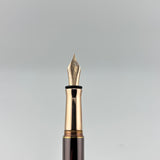 Cruiser Makelos Sterling silver cap 925 rose gold / Gun chrome Barrel - Fountain Pen