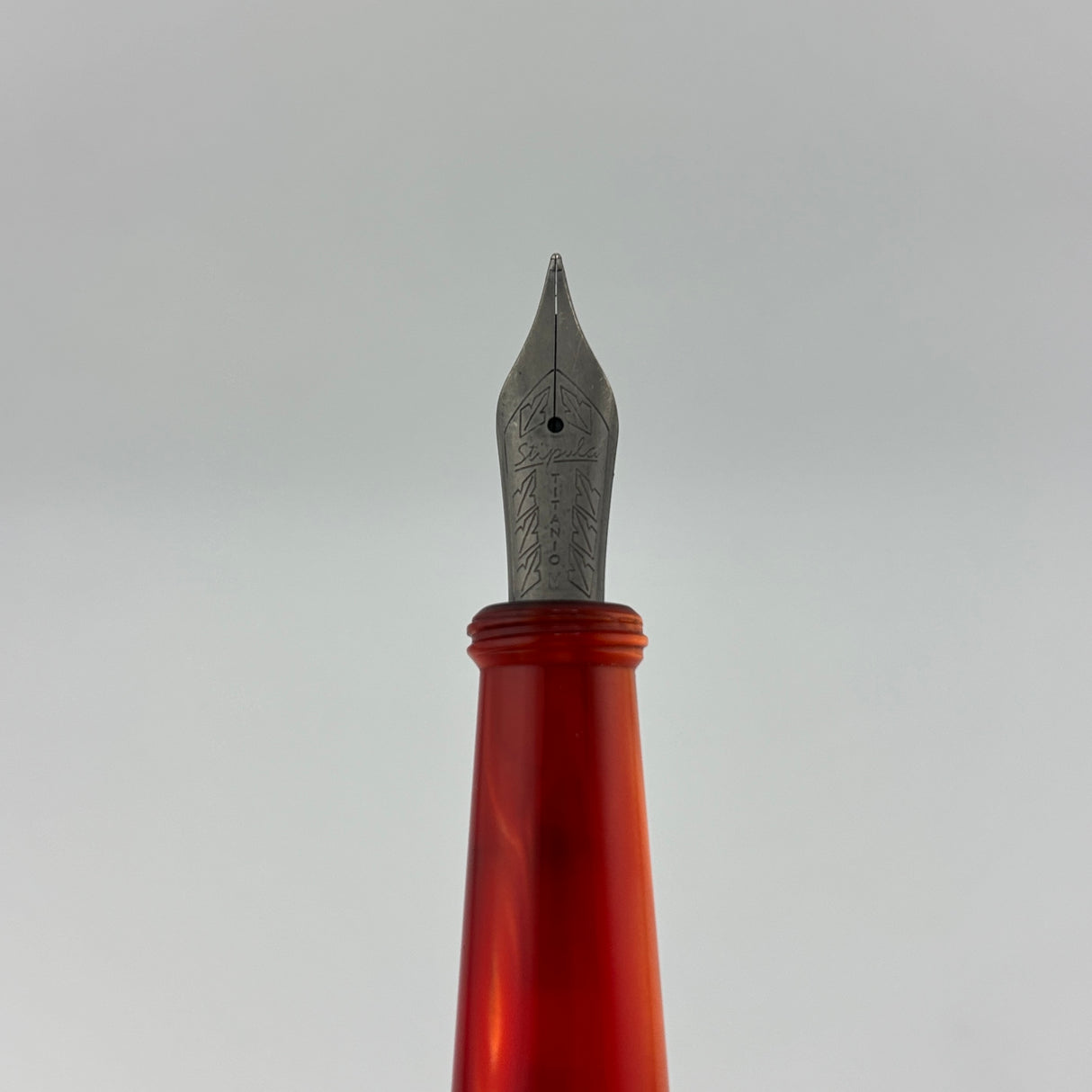 Stipula Pinocchio Orange A2125 Titanium nib  - Fountain Pen