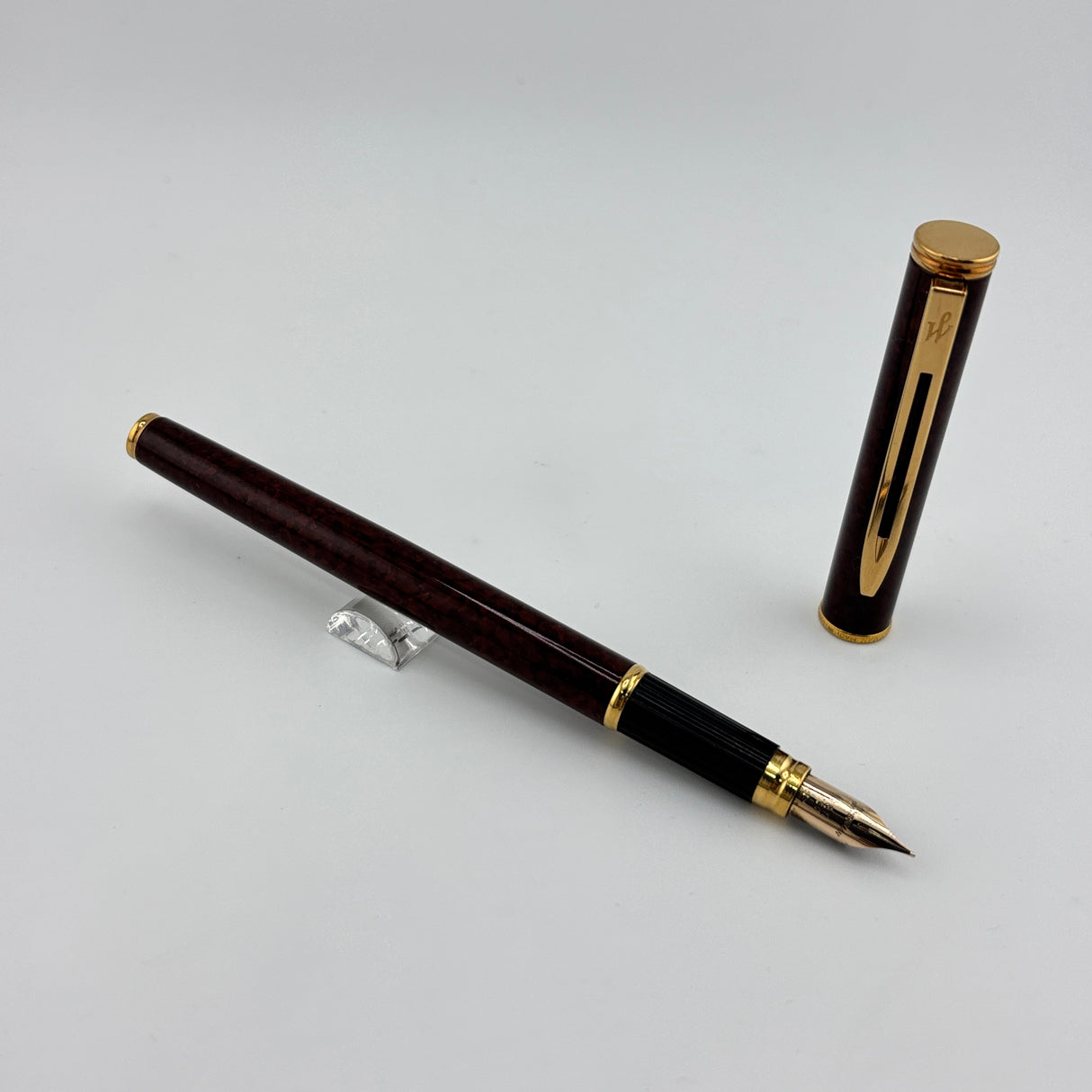 Waterman Hemisphere Brown Marble circa 1995 - Fountain Pen
