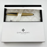 Diplomat Aero Champagne black trim - Ball Pen