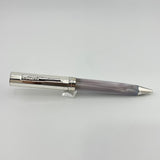 Conklin Coronet Collection Faceted cap silver ice blue barrel  - Ball Pen