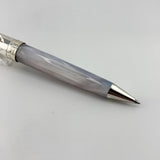 Conklin Coronet Collection Faceted cap silver ice blue barrel  - Ball Pen
