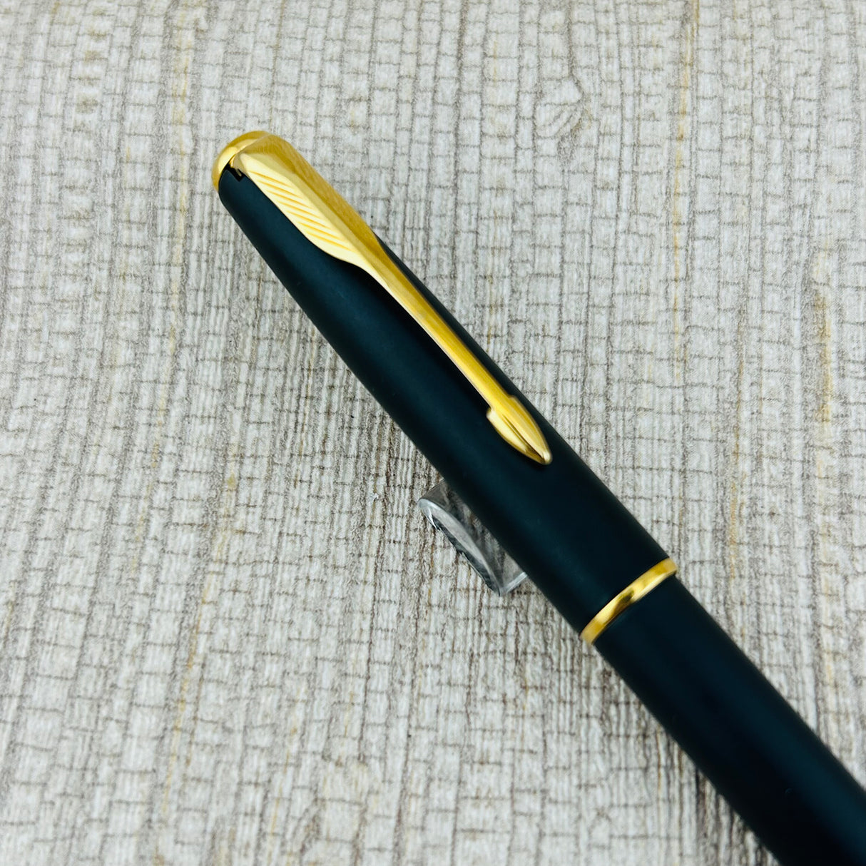 Parker Insignia Matte Black Gold Trim - Ballpoint Pen