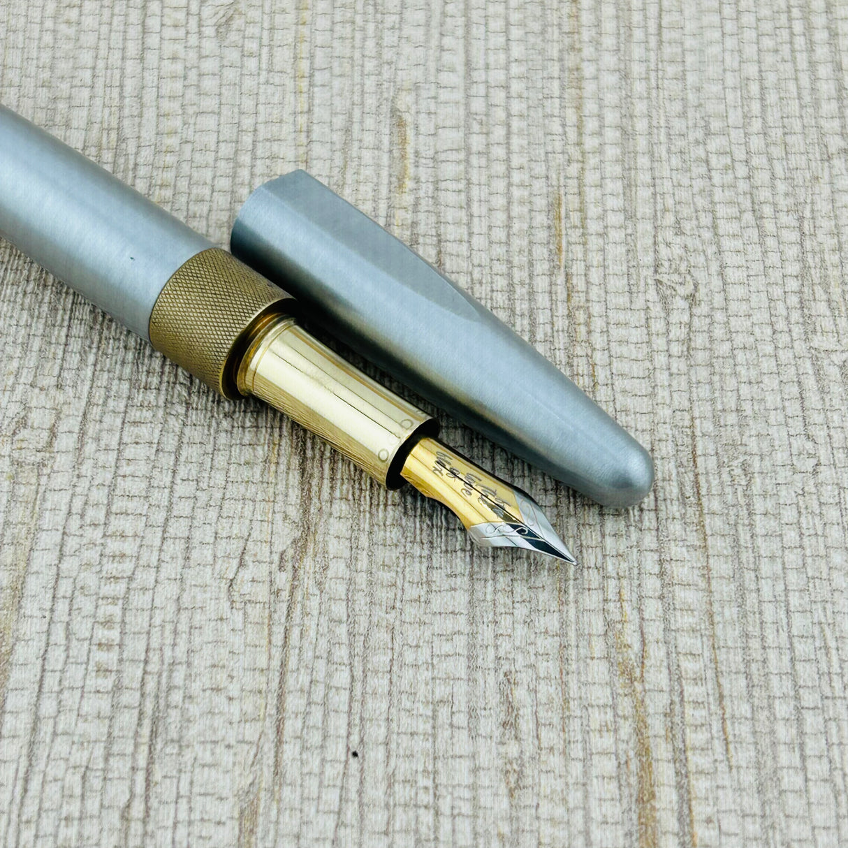 Good Blue R615 Brushed Pen - Fountain Pen