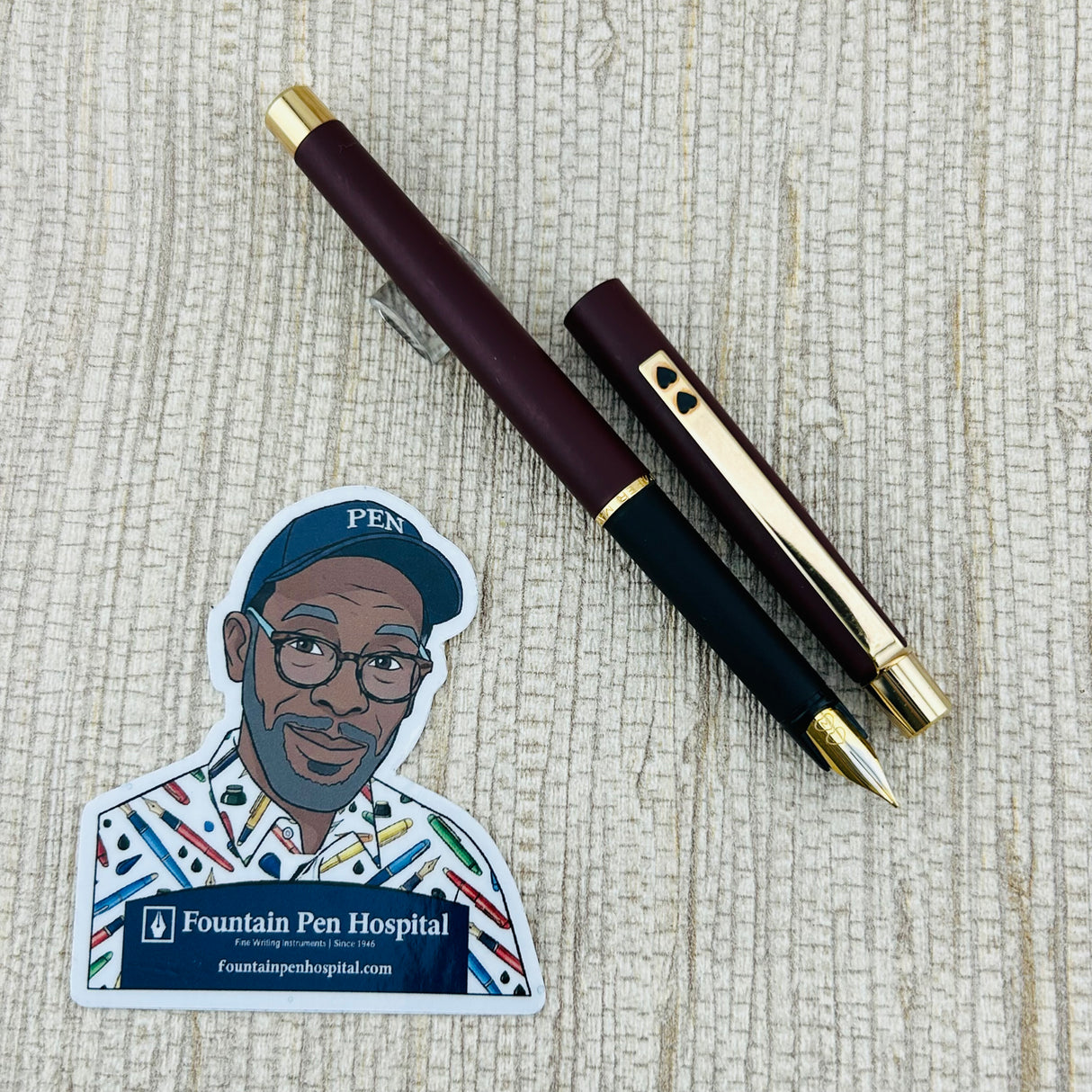 Paper Mate Burgundy - Fountain Pen circa 1980