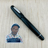 MonteVerde Mega Ink Ball Black with Chrome Trim - Rollerball Pen