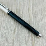 Cross Townsend Black with Line Silver Cap - Fountain Pen