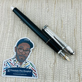 Cross Townsend Black with Line Silver Cap - Fountain Pen