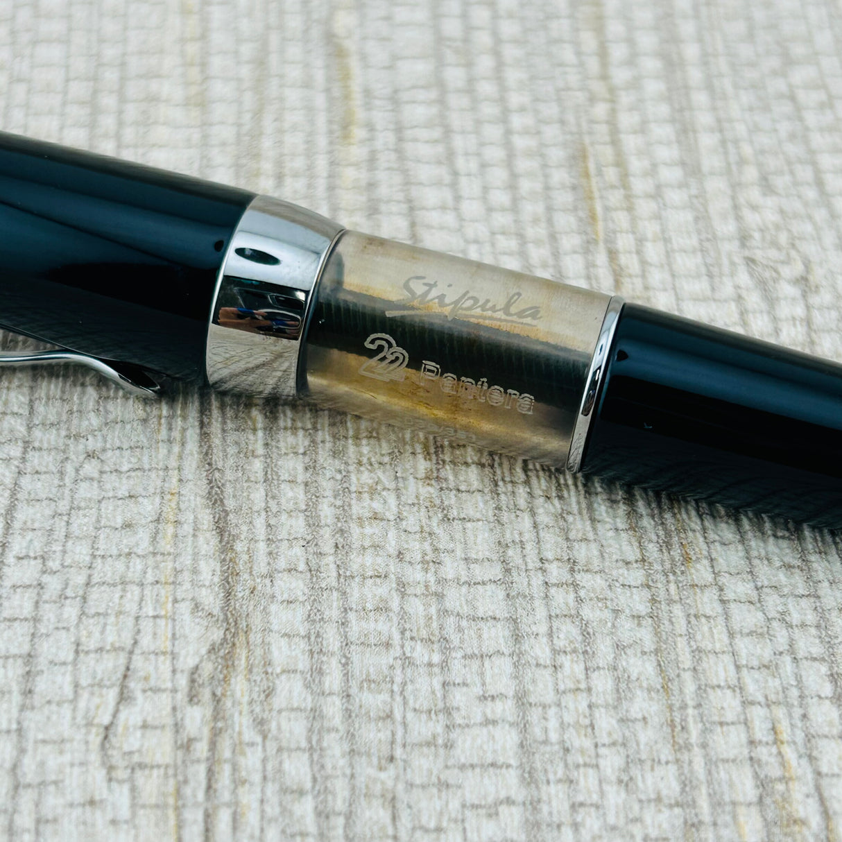 Stipula Ventidue 22  Black #030/351 - Fountain Pen