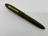 Ranga India Giant Torpedo Green unpolished ebonite  - Fountain Pen